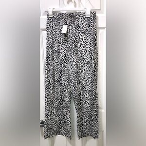 Womens Sophie Sue Animal Print Pajama pants Size Medium new